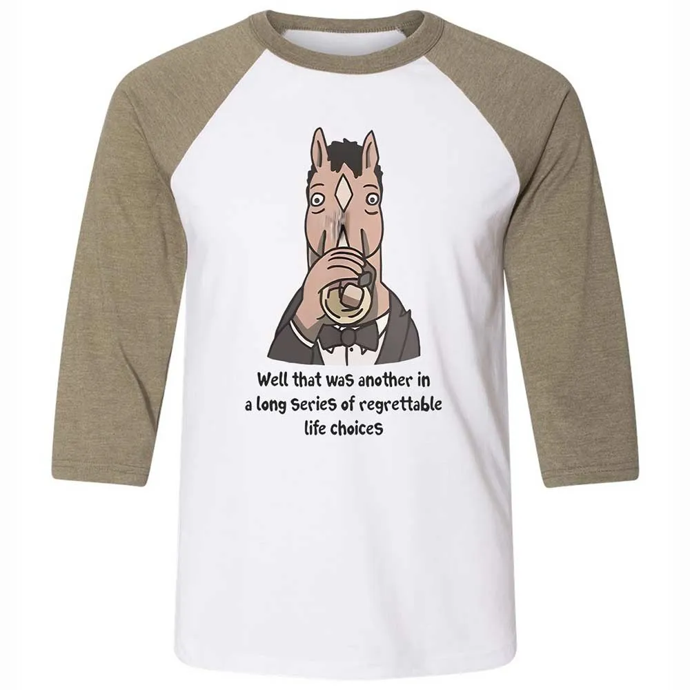 Unisex 3/4 Baseball Tee - 6ZEPH7W4 - White/Heather Olive - 4