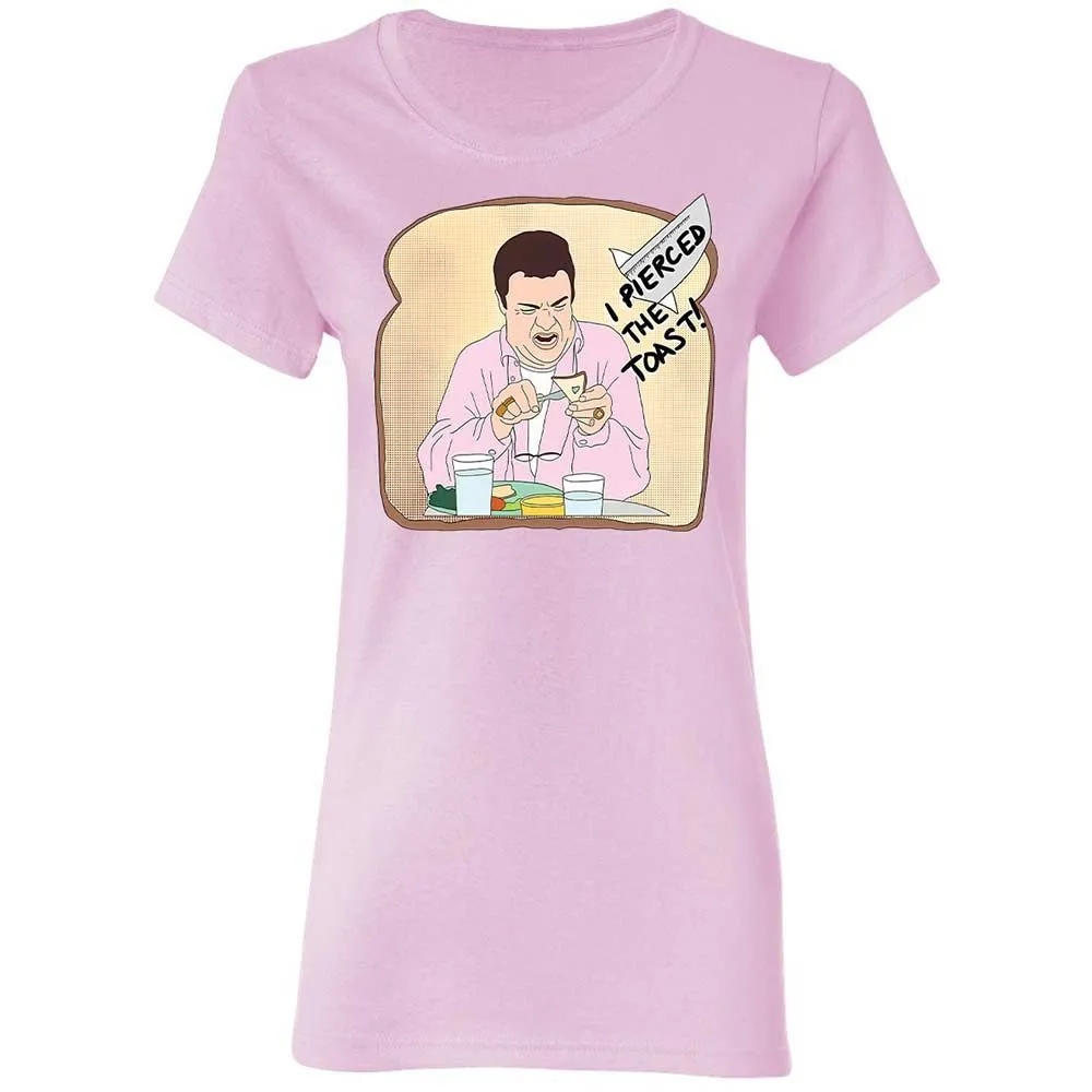Women's T-Shirt - HZX1GEBY - Light Pink - 3