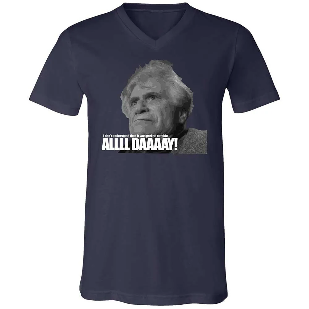 Unisex V-Neck T-Shirt - 577CGKYR - Navy - 2