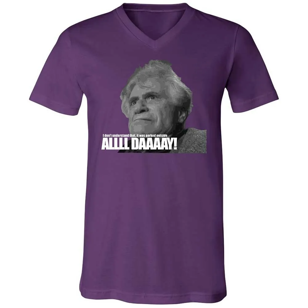 Unisex V-Neck T-Shirt - 577CGKYR - Team Purple - 10