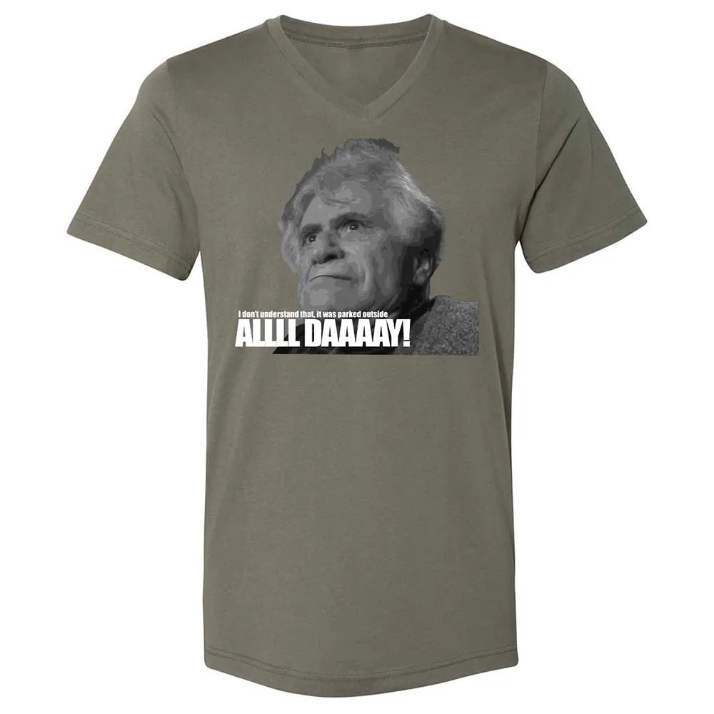 Unisex V-Neck T-Shirt - 577CGKYR - Military Green - 11
