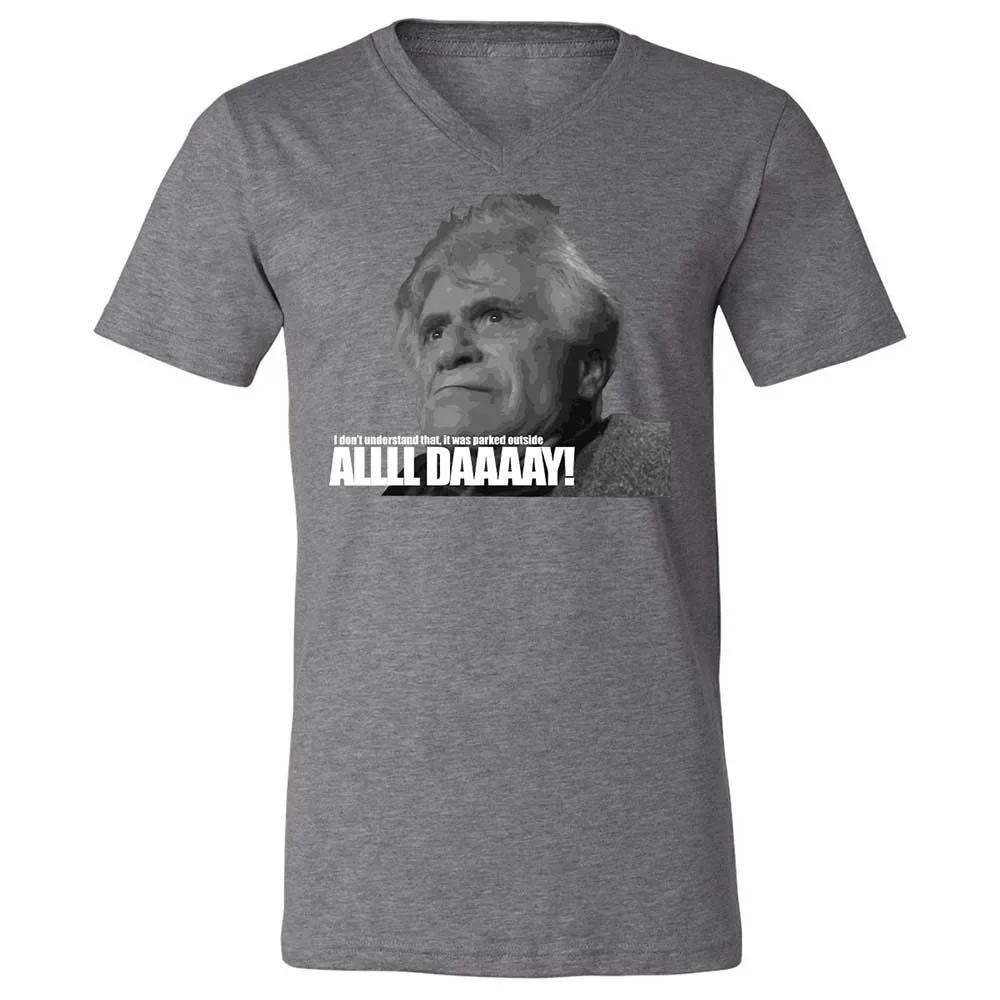 Unisex V-Neck T-Shirt - 577CGKYR - Deep Heather - 14