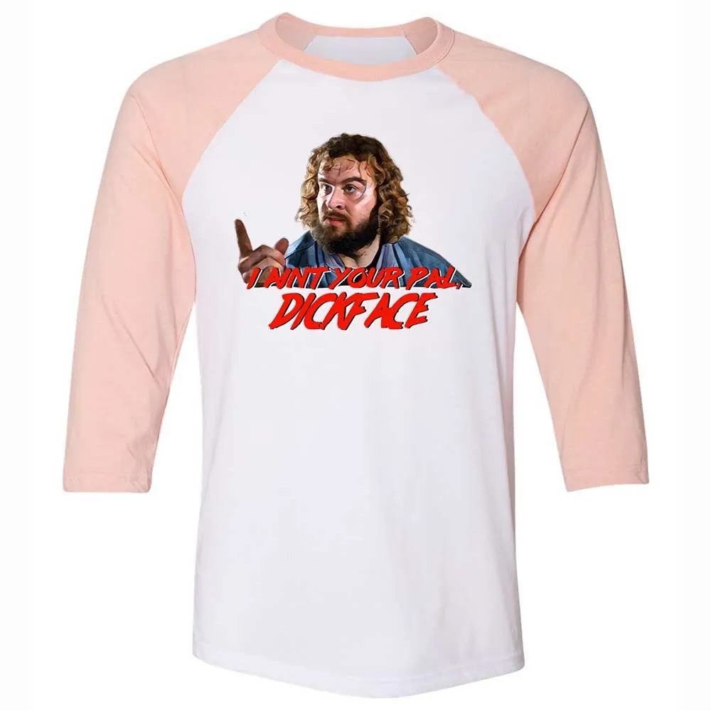 Unisex 3/4 Baseball Tee - G331MSS8 - White/Heather Peach - 5
