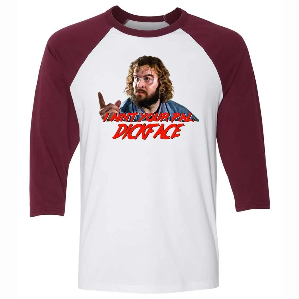 Unisex 3/4 Baseball Tee - G331MSS8 - White/Maroon - 7