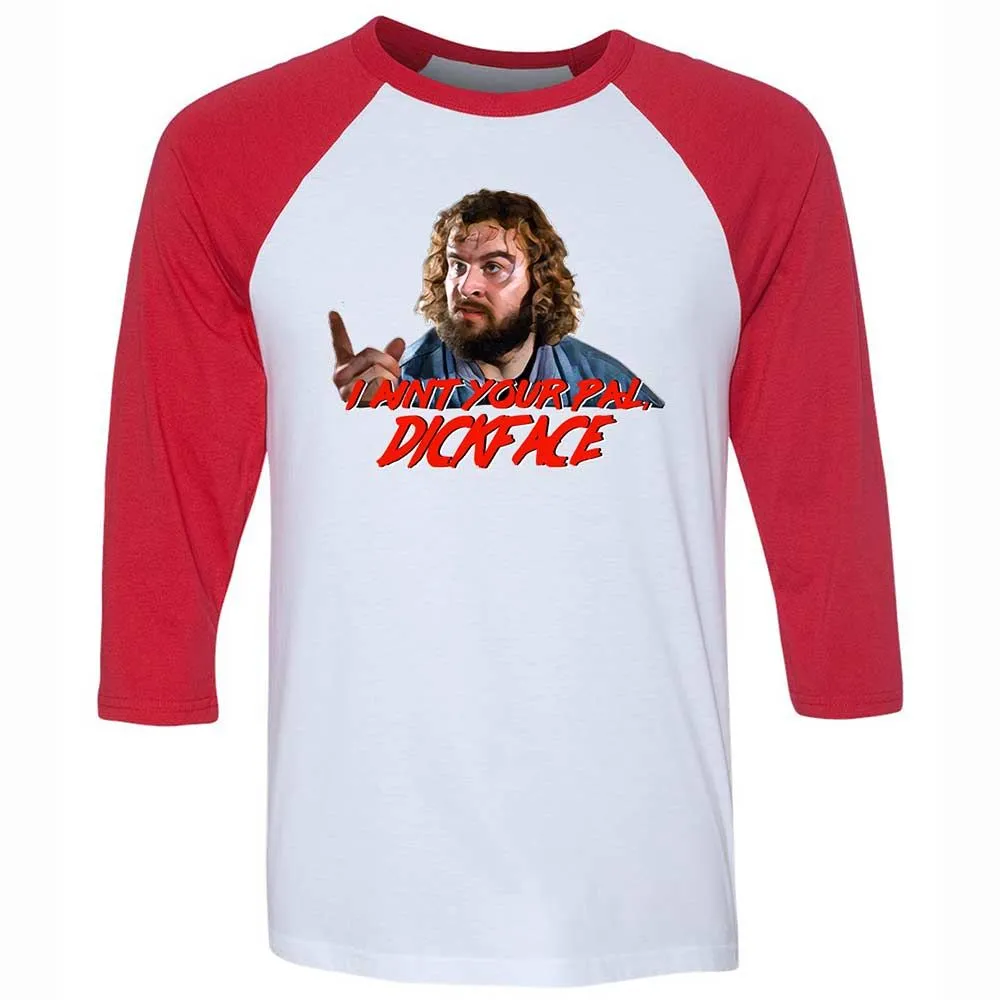 Unisex 3/4 Baseball Tee - G331MSS8 - White/Red - 9
