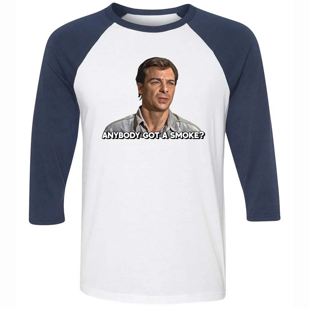 Unisex 3/4 Baseball Tee - Z69J2GDX - White/Navy - 8