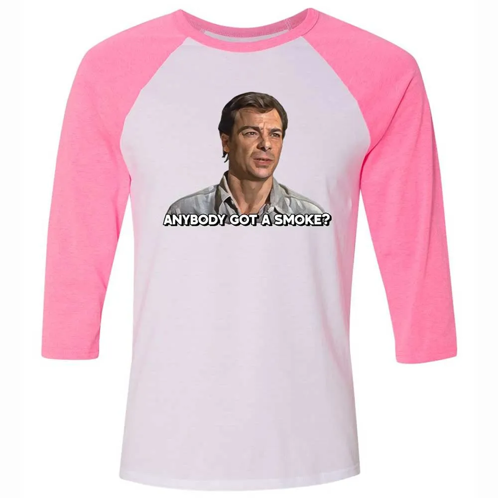 Unisex 3/4 Baseball Tee - Z69J2GDX - White/Neon Pink - 12