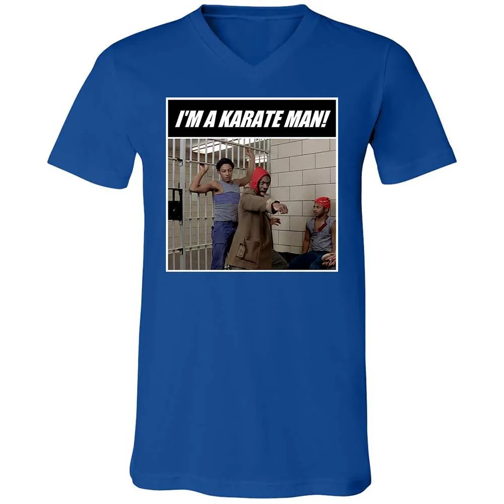 Unisex V-Neck T-Shirt - PDAB3D6Y - True Royal - 4