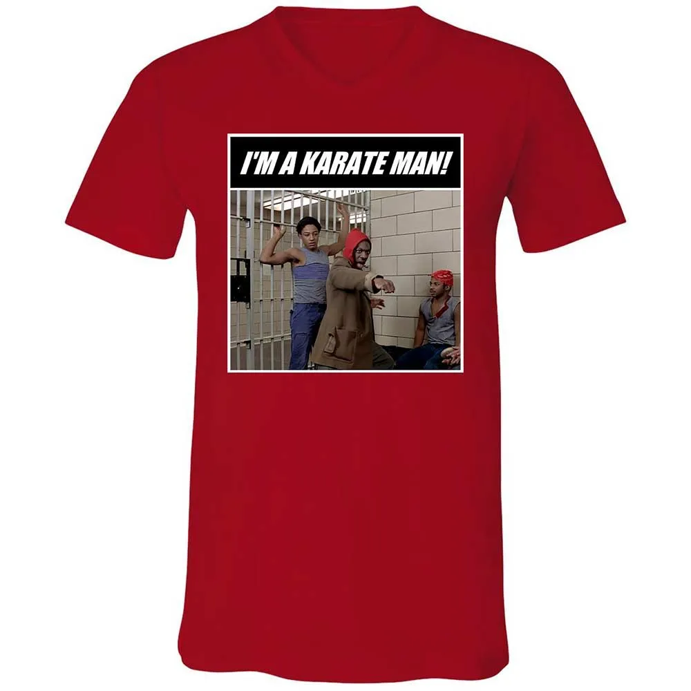 Unisex V-Neck T-Shirt - PDAB3D6Y - Red - 6