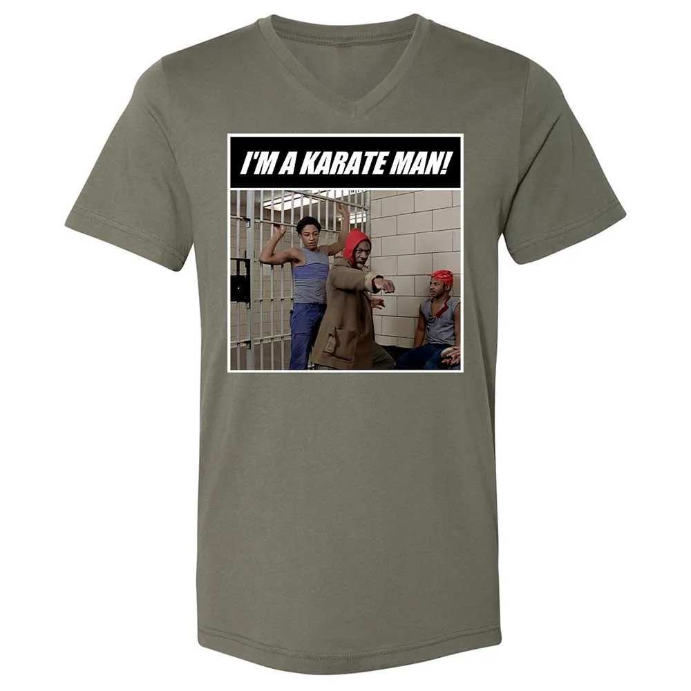Unisex V-Neck T-Shirt - PDAB3D6Y - Military Green - 11