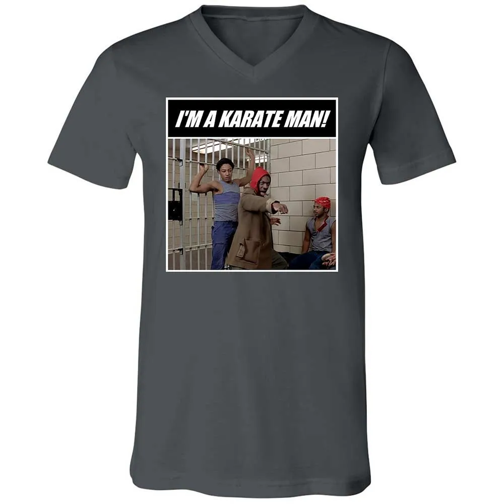 Unisex V-Neck T-Shirt - PDAB3D6Y - Asphalt - 13