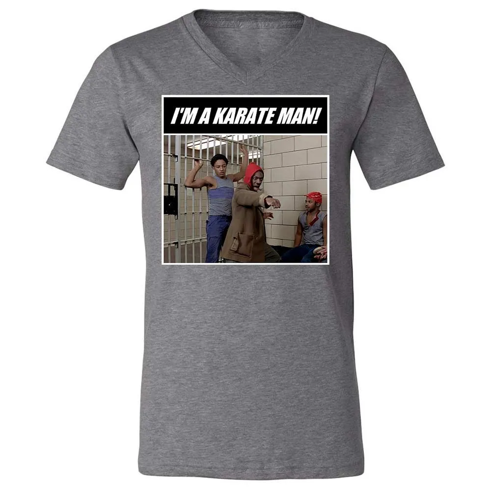 Unisex V-Neck T-Shirt - PDAB3D6Y - Deep Heather - 14