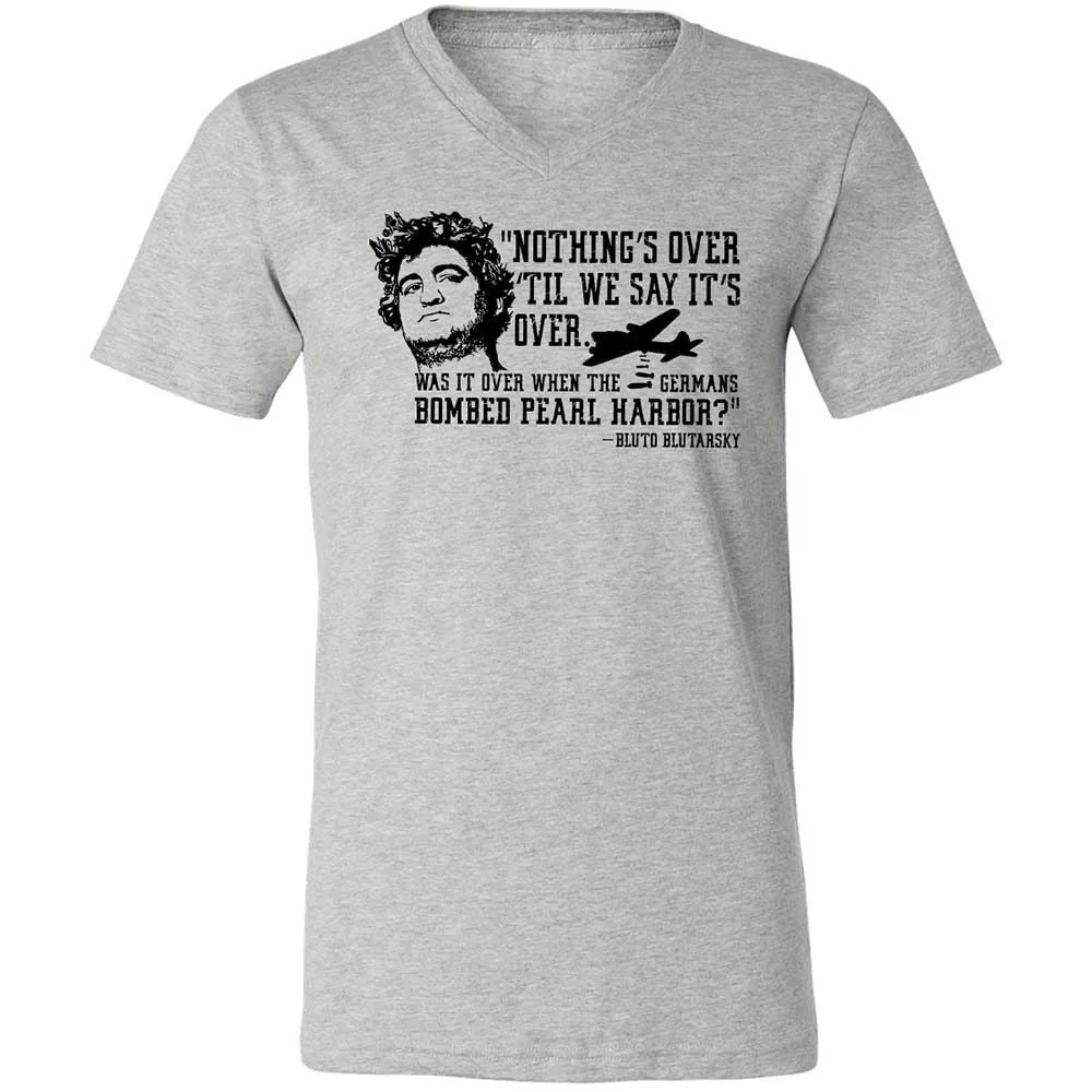 Unisex V-Neck T-Shirt - ZW3F1LL2 - Athletic Heather - 2