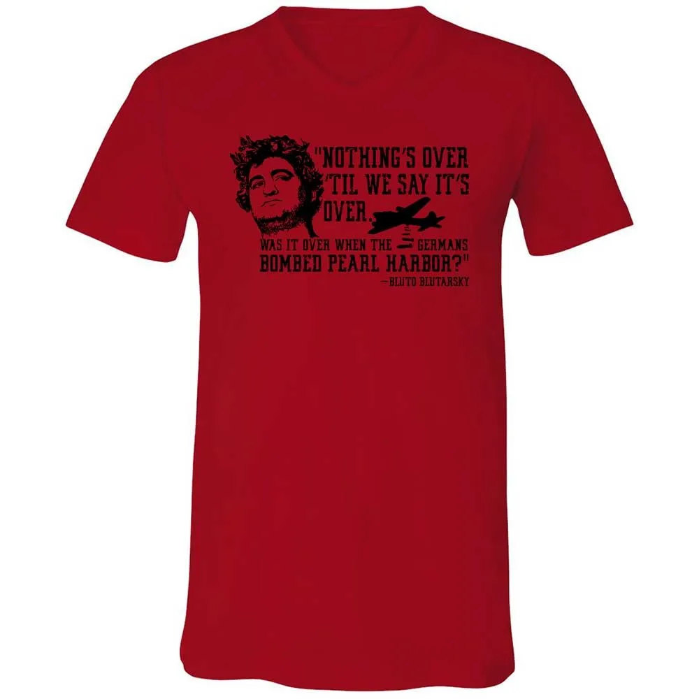 Unisex V-Neck T-Shirt - ZW3F1LL2 - Red - 5