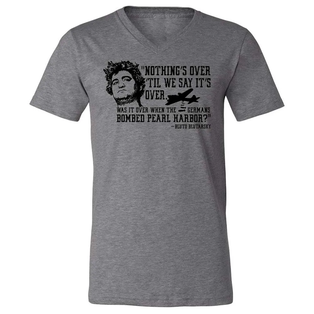 Unisex V-Neck T-Shirt - ZW3F1LL2 - Deep Heather - 9