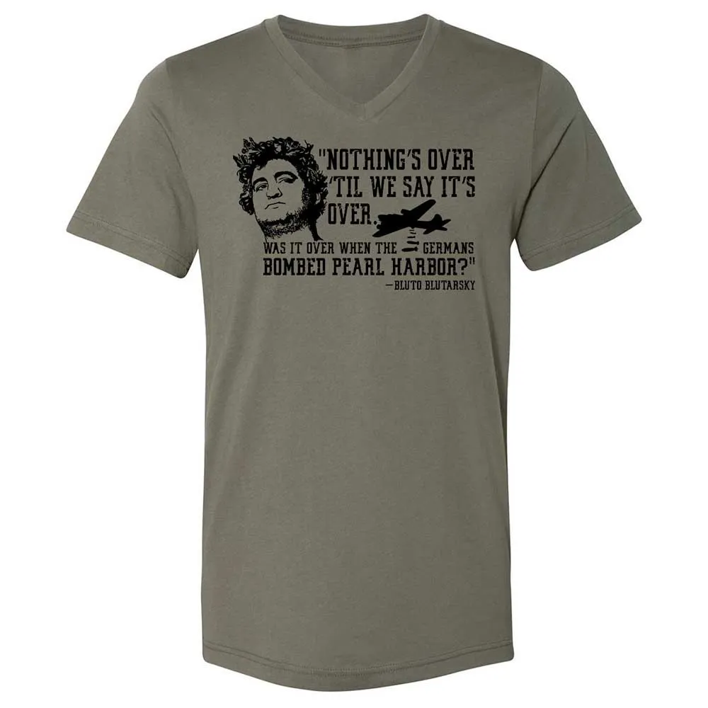 Unisex V-Neck T-Shirt - ZW3F1LL2 - Military Green - 15