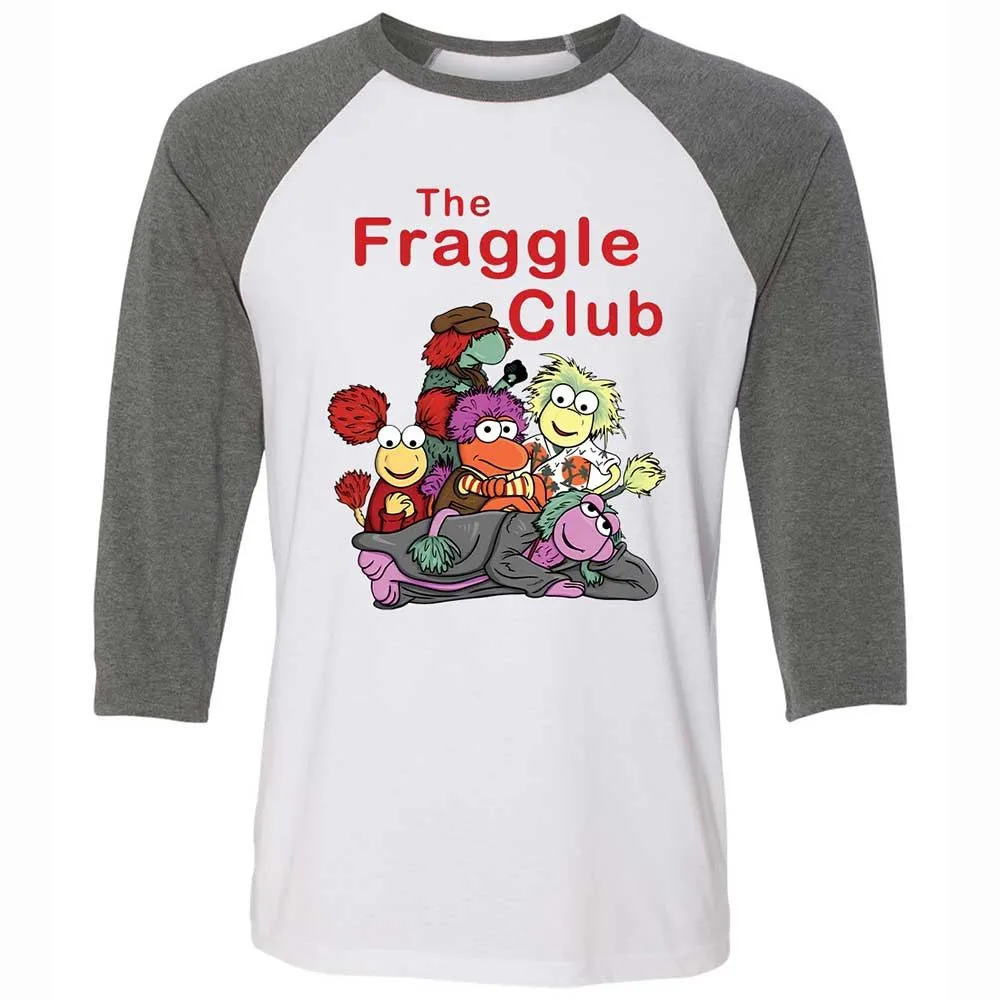 Unisex 3/4 Baseball Tee - 5QPUEJCC - White/Deep Heather - 11