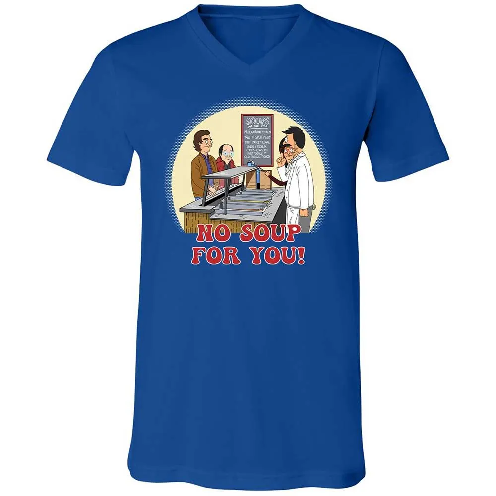 Unisex V-Neck T-Shirt - AUPJY7WC - True Royal - 4