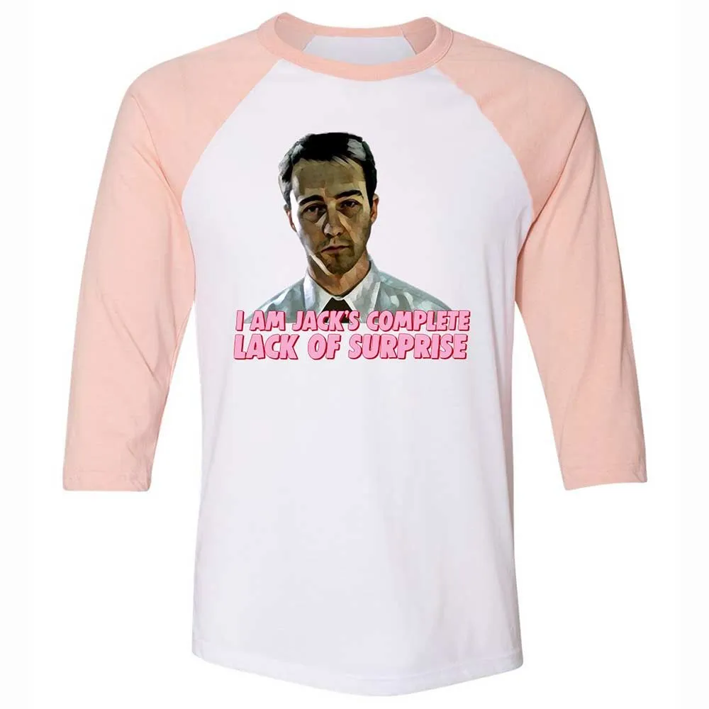 Unisex 3/4 Baseball Tee - PNSL2W2X - White/Heather Peach - 5