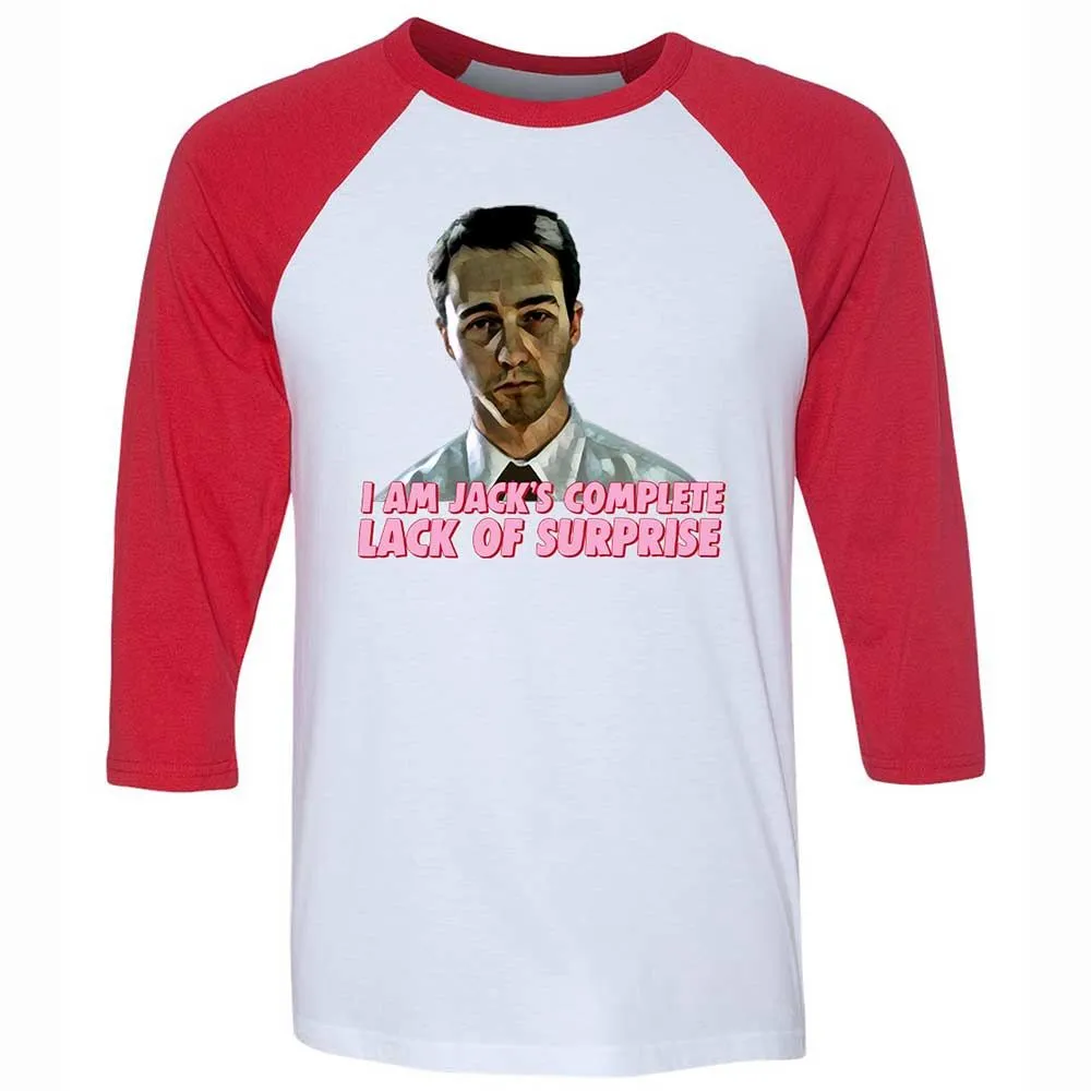 Unisex 3/4 Baseball Tee - PNSL2W2X - White/Red - 9