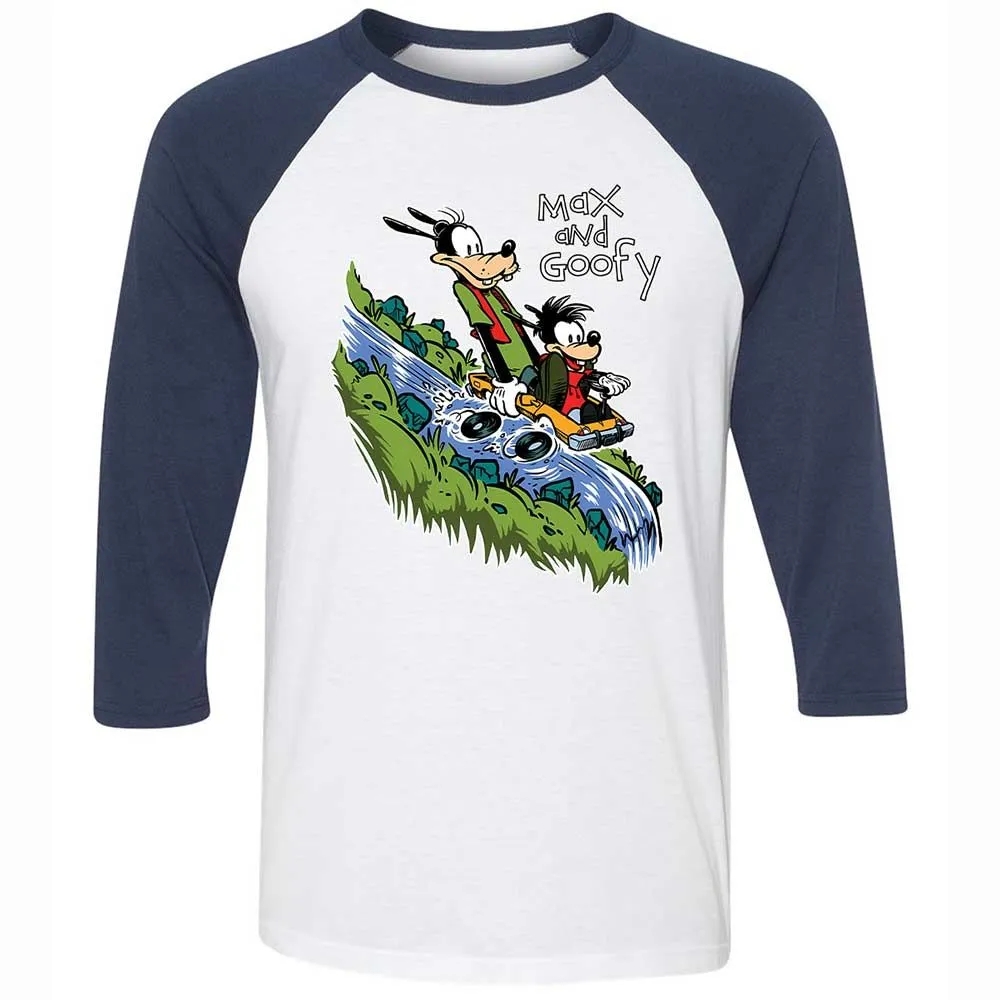 Unisex 3/4 Baseball Tee - SGKHQ5ZS - White/Navy - 8