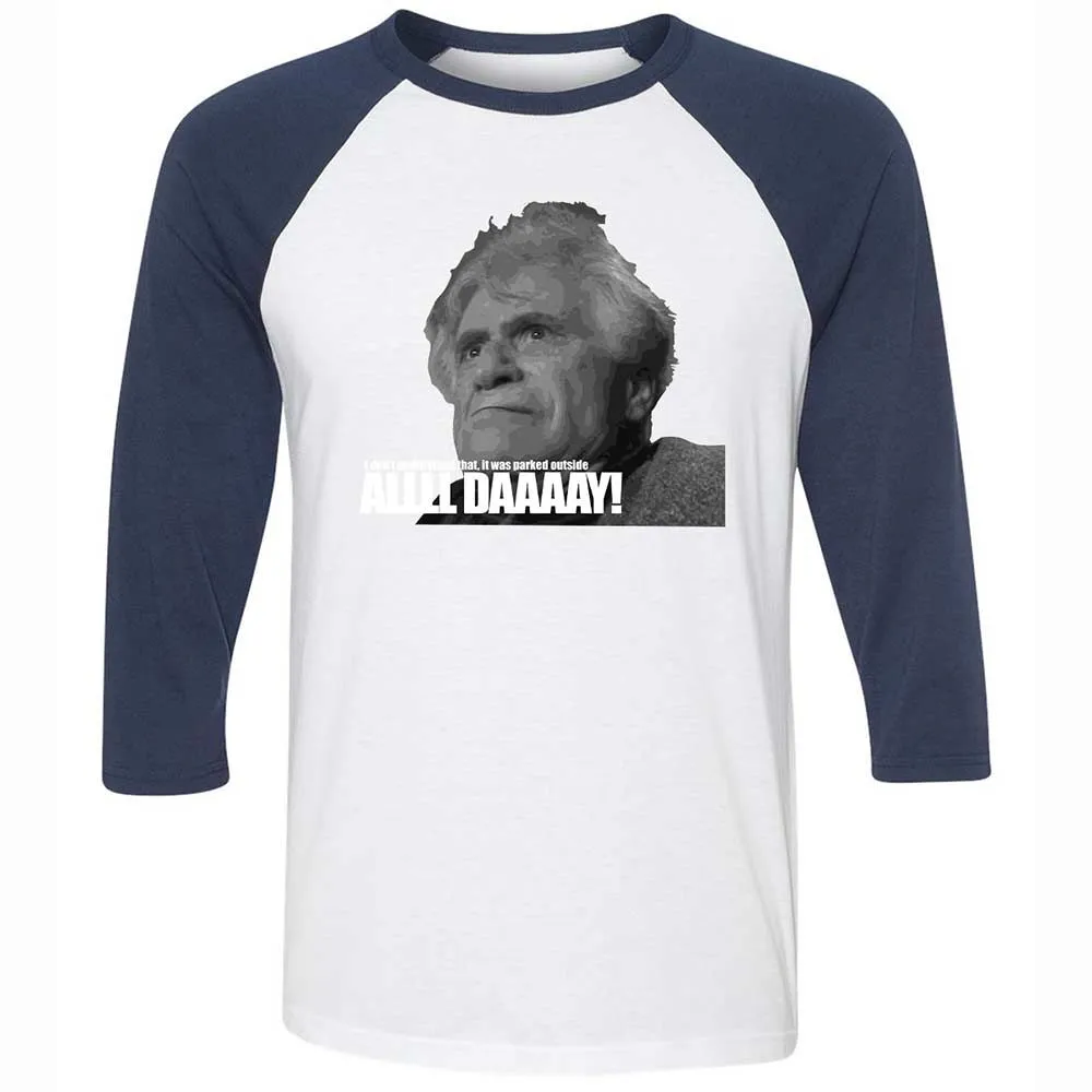 Unisex 3/4 Baseball Tee - J1V8H4RB - White/Navy - 8