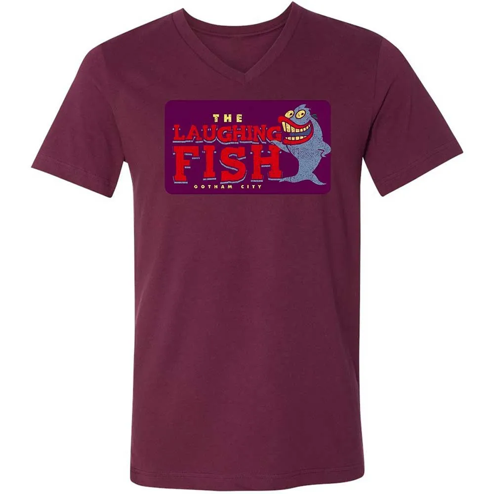Unisex V-Neck T-Shirt - SC55N8V4 - Maroon - 8