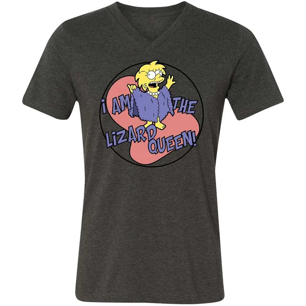 I am the Lizard Queen - Dark Grey Heather - 8