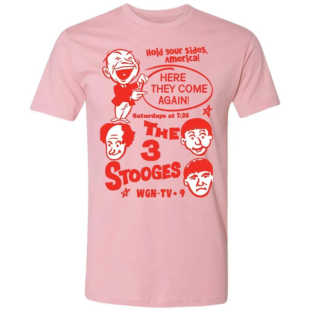 The 3 Stooges - Light Pink - 5