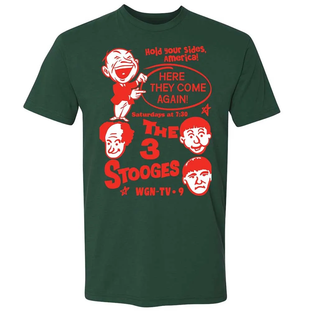 The 3 Stooges - Forest Green - 16