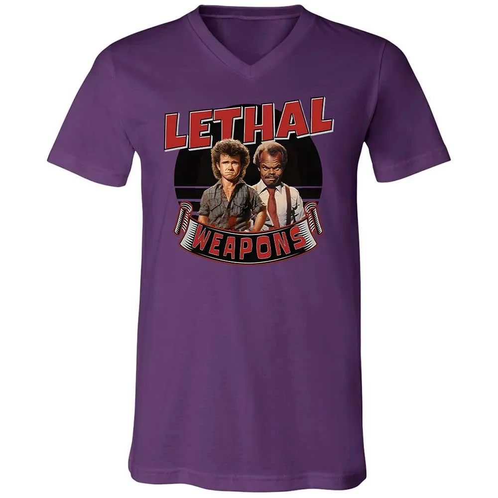 Unisex V-Neck T-Shirt - G4KE8GGG - Team Purple - 10