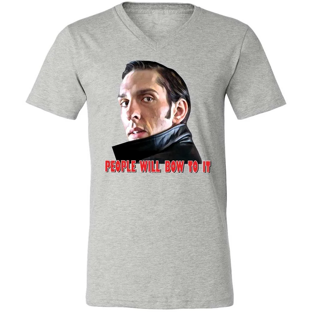 Unisex V-Neck T-Shirt - 798F2RUE - Athletic Heather - 2