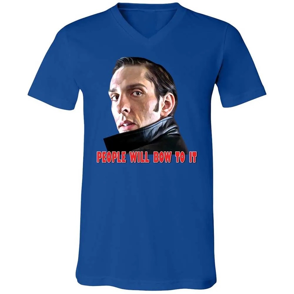Unisex V-Neck T-Shirt - 798F2RUE - True Royal - 3