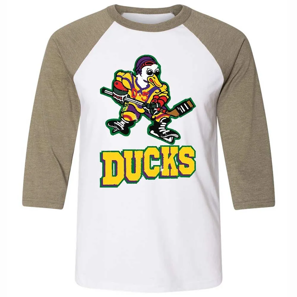 Mighty Ducks Hockey - White/Heather Olive - 4