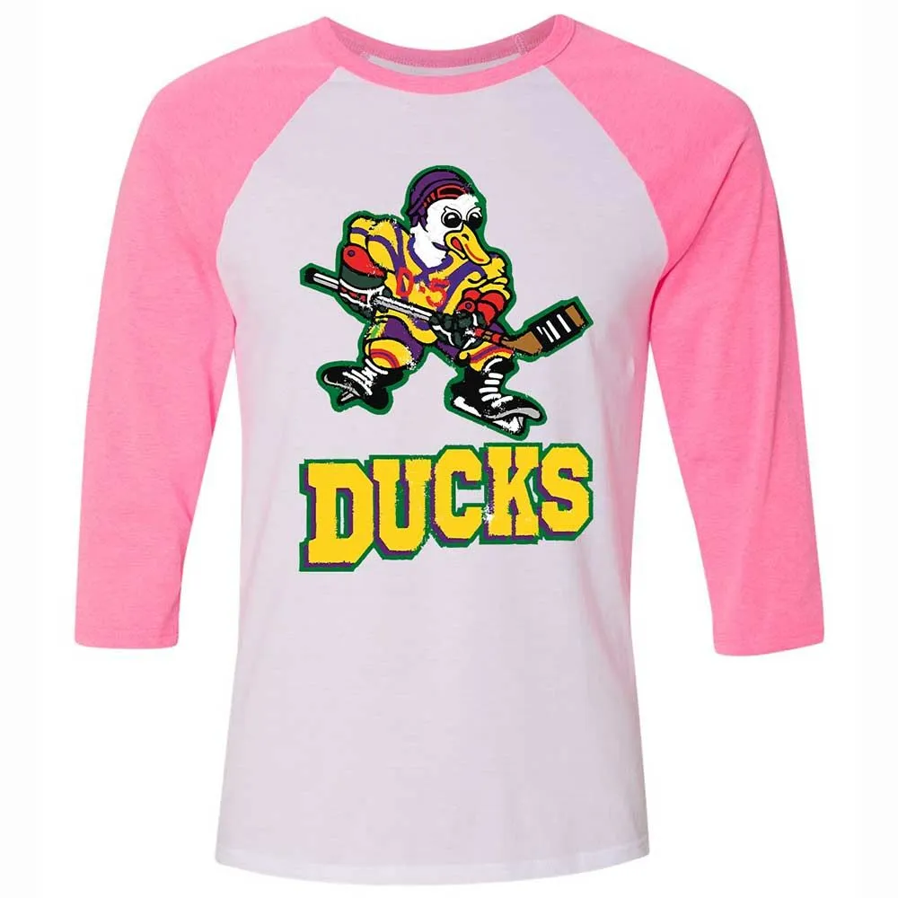 Mighty Ducks Hockey - White/Neon Pink - 12
