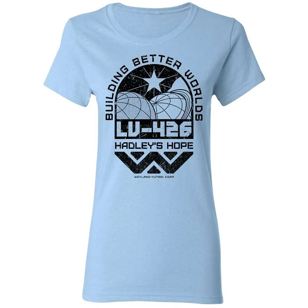 Women's T-Shirt - 82JPLF7J - Light Blue - 6