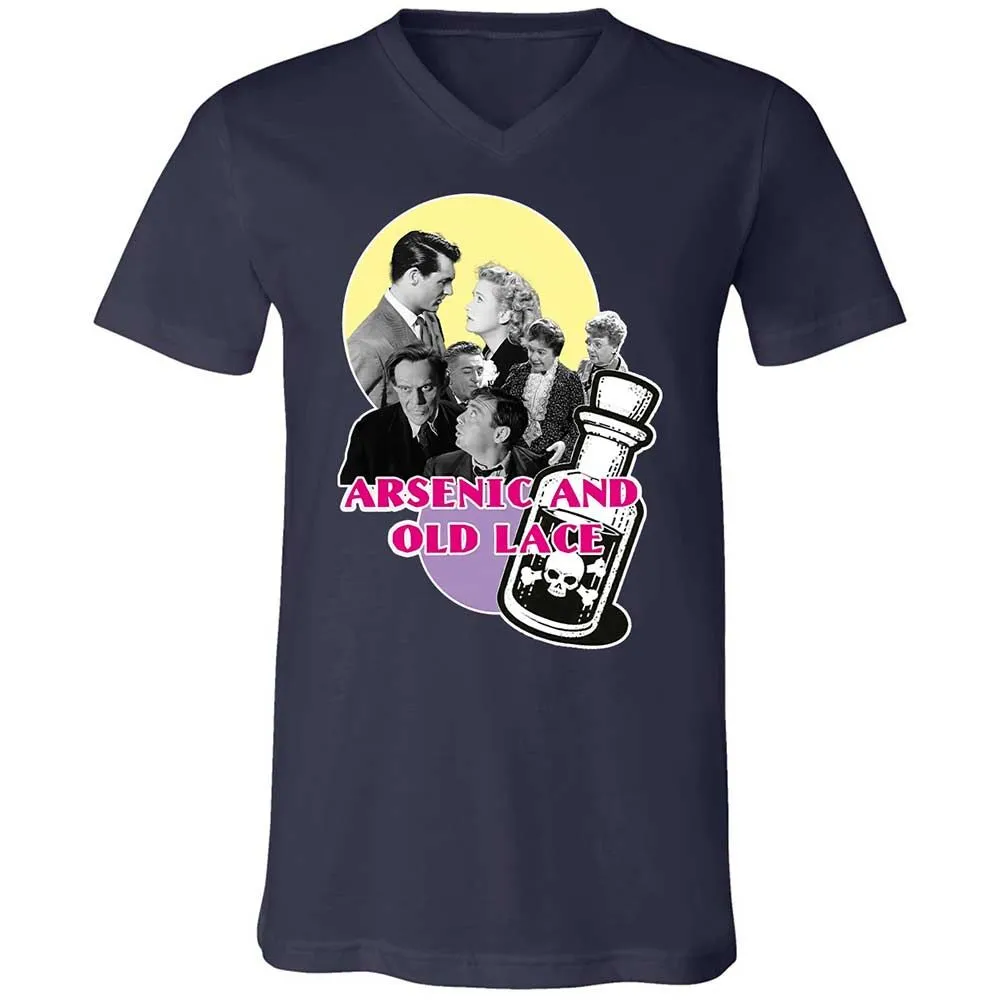 Unisex V-Neck T-Shirt - PDL8V7JR - Navy - 2