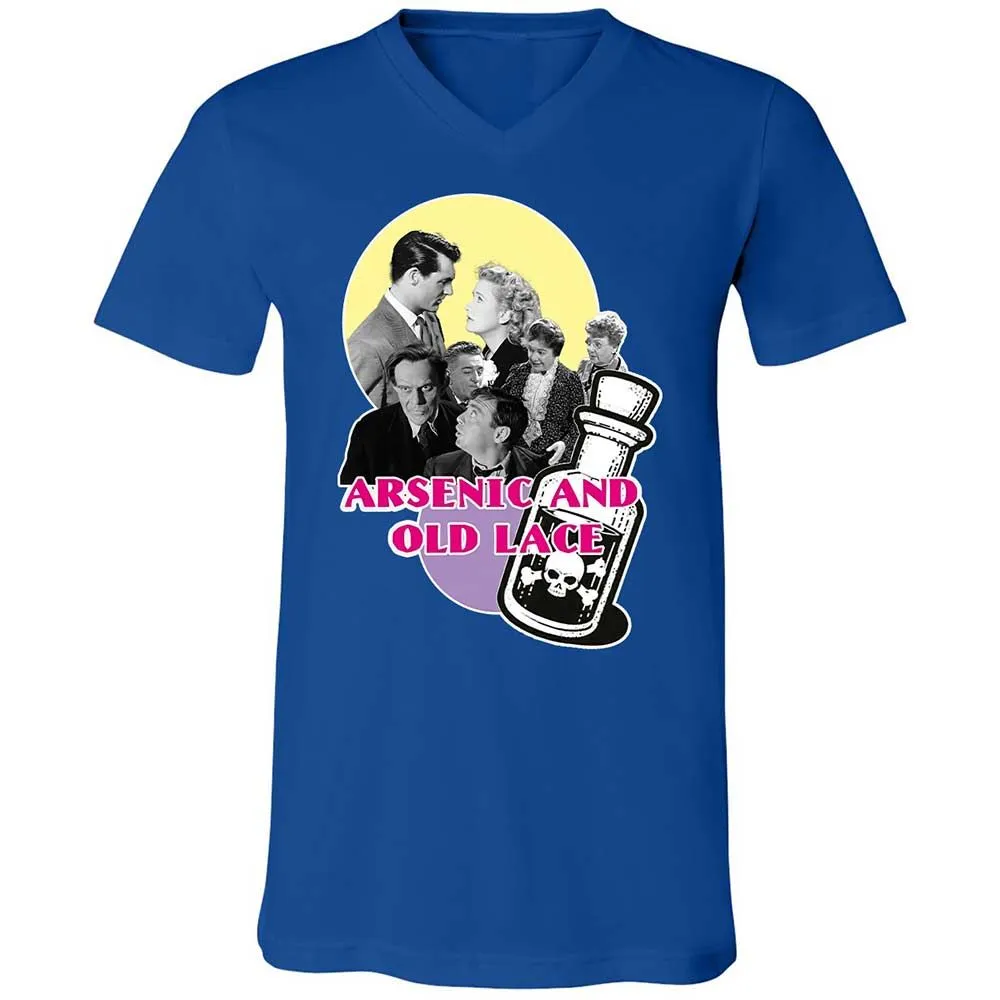 Unisex V-Neck T-Shirt - PDL8V7JR - True Royal - 4