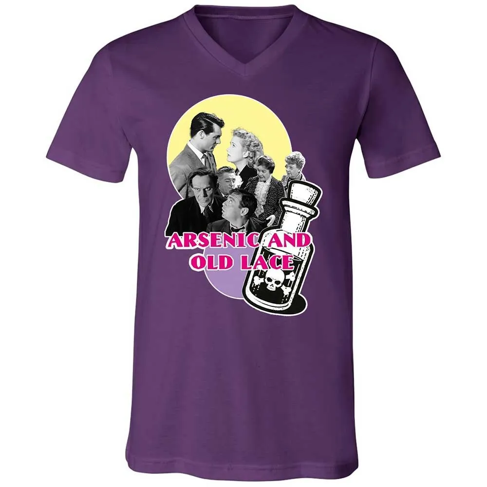 Unisex V-Neck T-Shirt - PDL8V7JR - Team Purple - 10