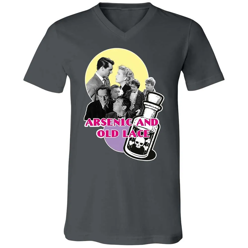 Unisex V-Neck T-Shirt - PDL8V7JR - Asphalt - 13