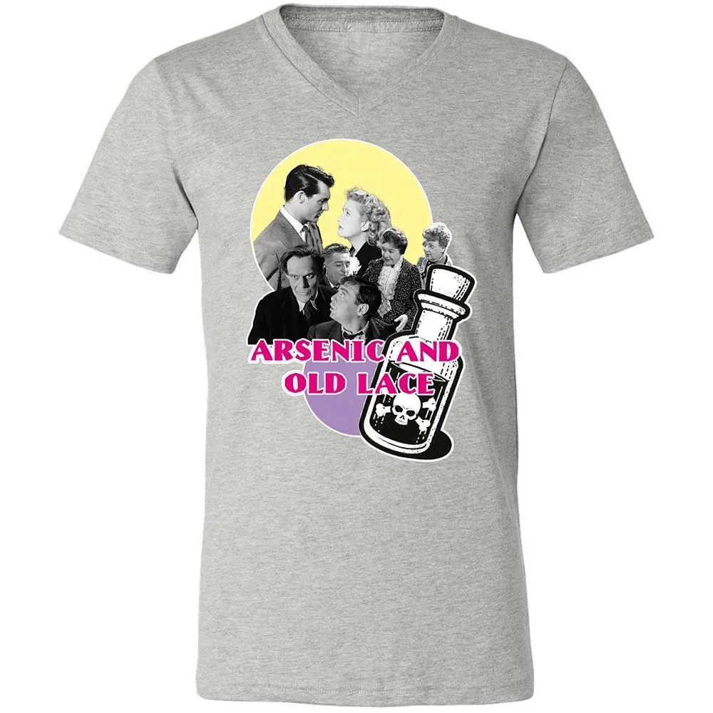 Unisex V-Neck T-Shirt - PDL8V7JR - Athletic Heather - 15