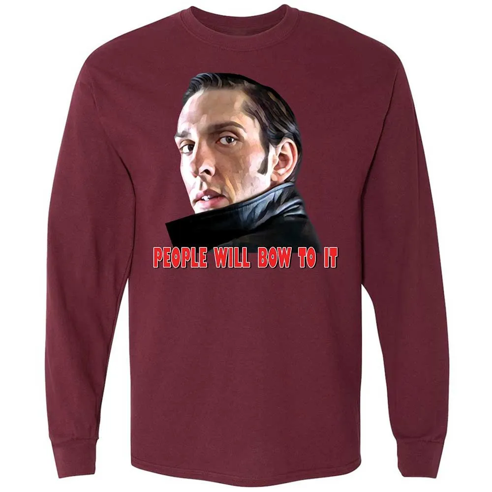 Long Sleeve T-Shirt - BNAK7K9S - Maroon - 16