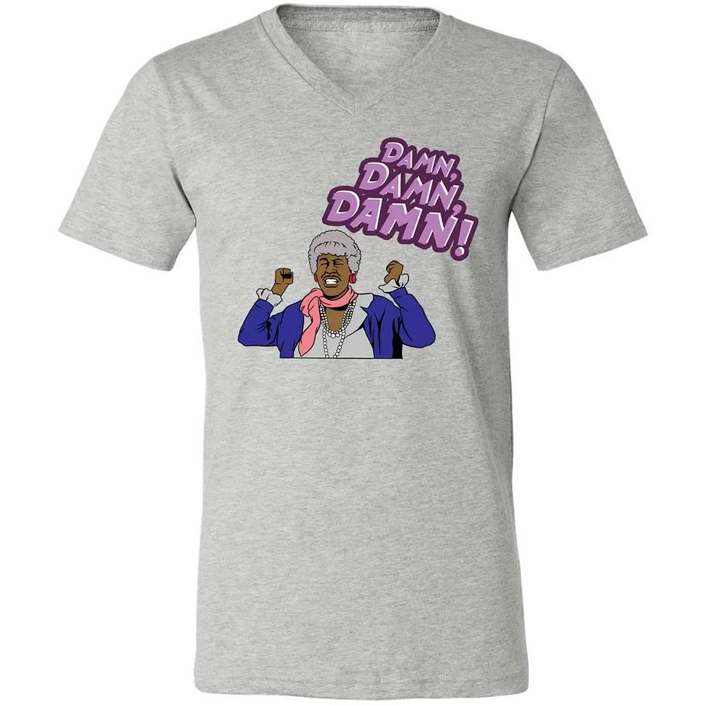 Unisex V-Neck T-Shirt - D8TELXKG - Athletic Heather - 2