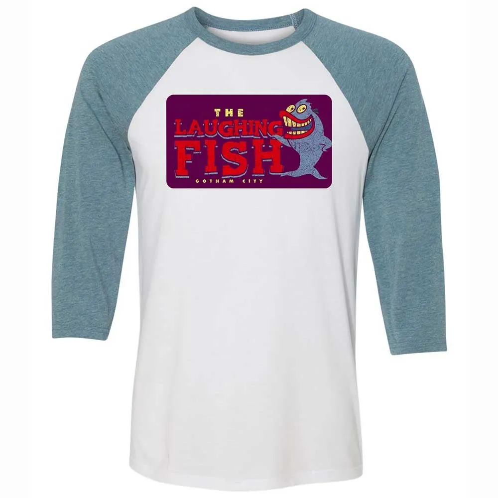 Unisex 3/4 Baseball Tee - CYB1YUKD - White/Denim - 3