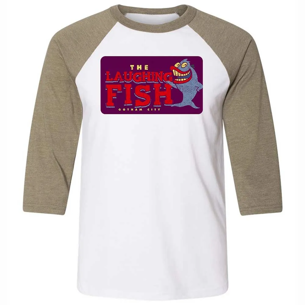 Unisex 3/4 Baseball Tee - CYB1YUKD - White/Heather Olive - 4