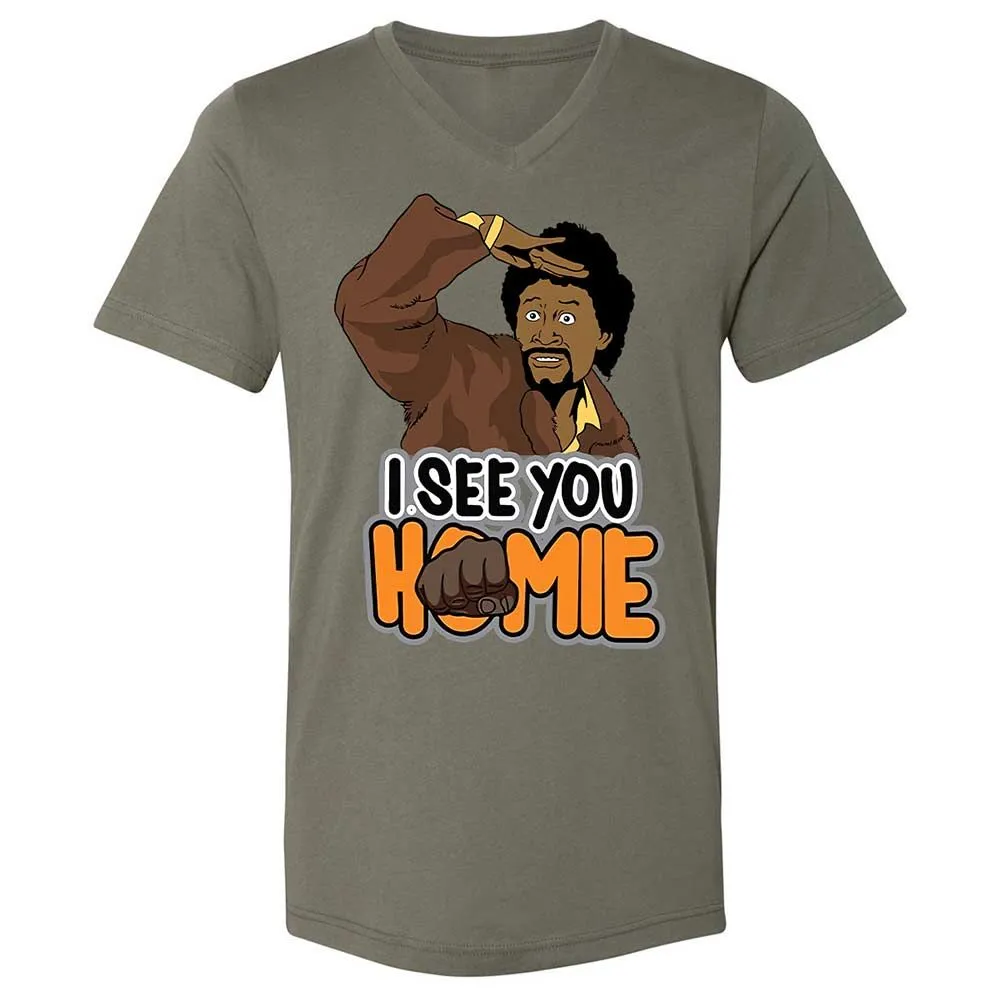 Unisex V-Neck T-Shirt - BWAZ964J - Military Green - 15