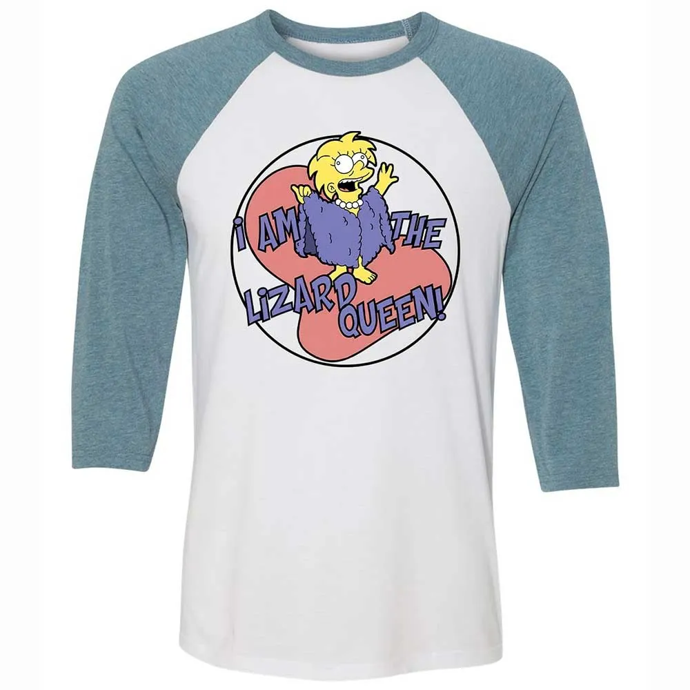 I am the Lizard Queen - White/Denim - 3