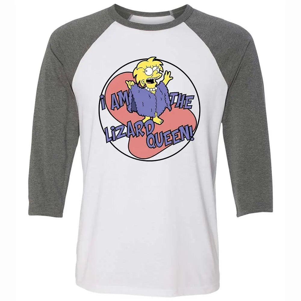 I am the Lizard Queen - White/Deep Heather - 11