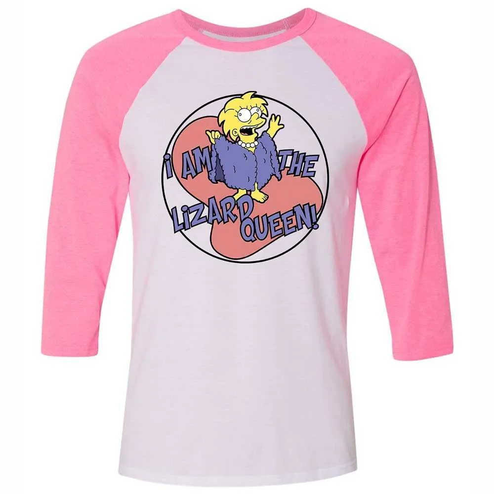 I am the Lizard Queen - White/Neon Pink - 12