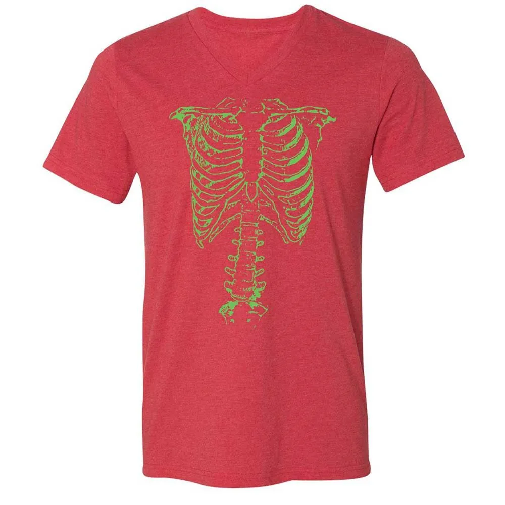This Is Green Ribcage - Heather Red - 7